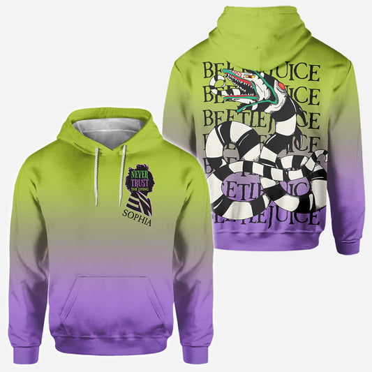Never Trust The Living - Personalized All Over Shirt