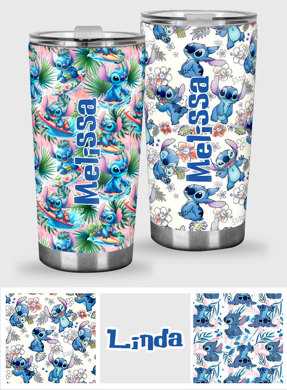 Ohana Summer Vibes - Personalized Ohana Tumbler