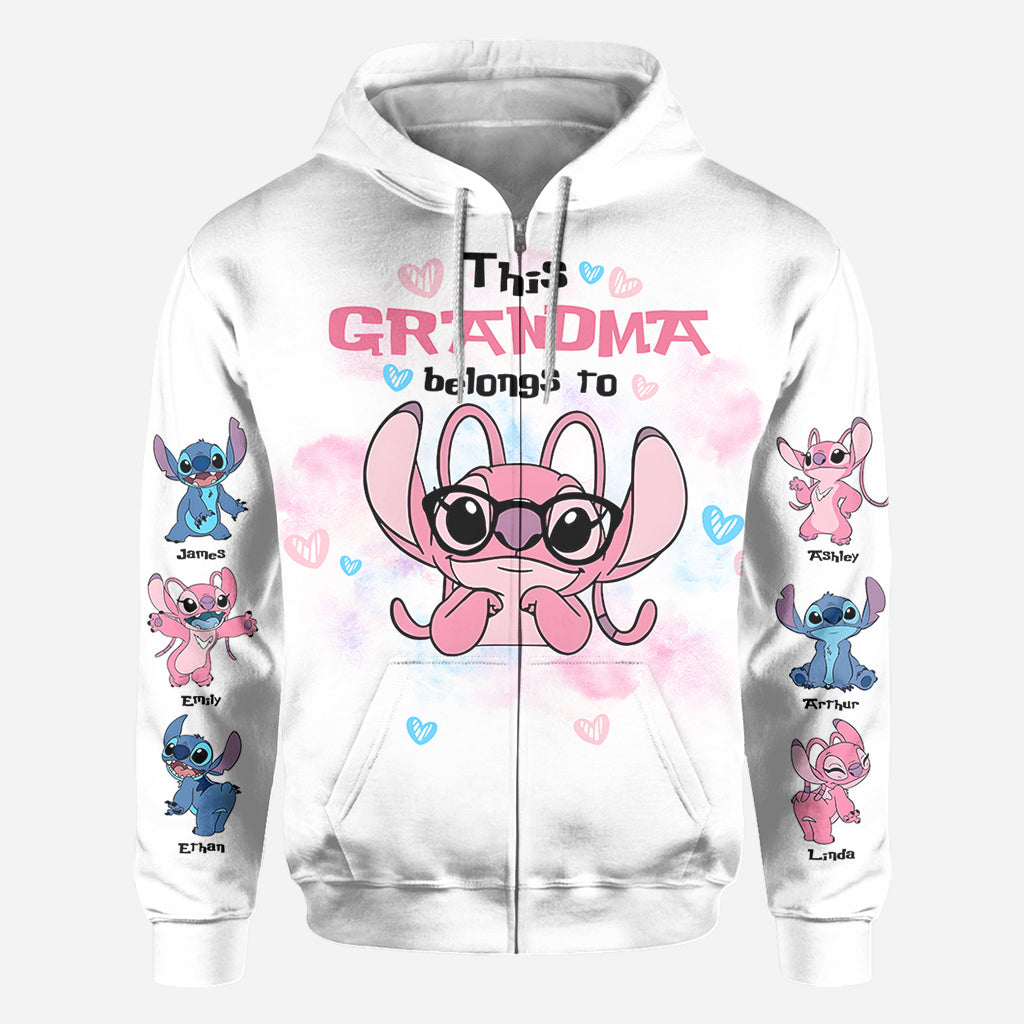 This Grandma Belongs To Custom Any Title - Personalized Ohana All Over Shirt