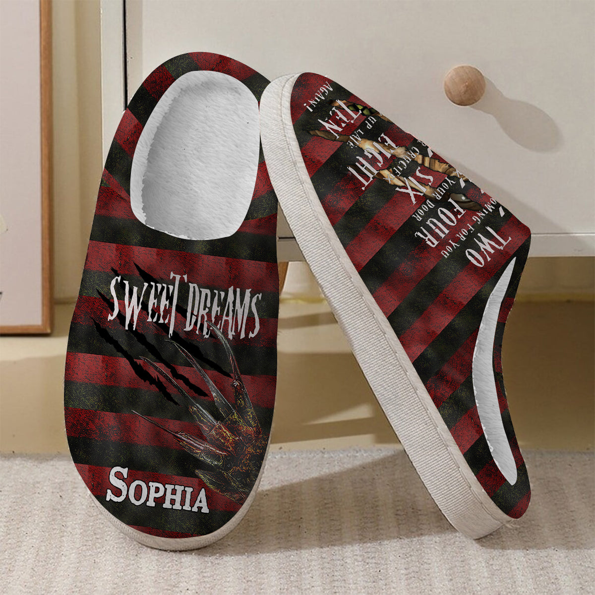 Sweet Dreams - Personalized Sweet Dreams Slippers