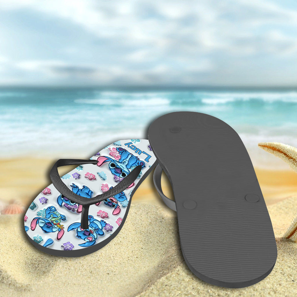 Ohana Means Family - Personalized Ohana Flip Flops