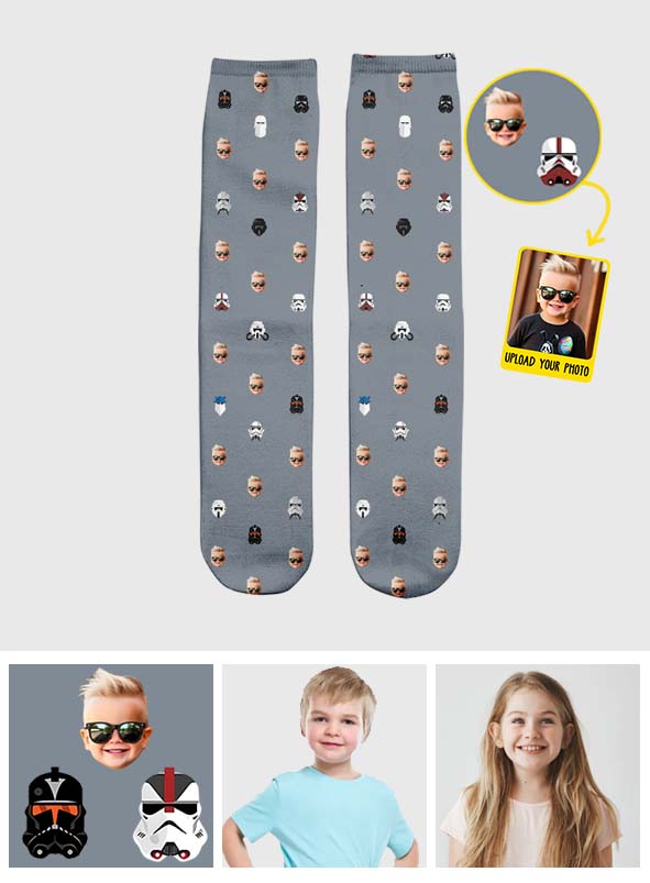 I Am Thier Dad - Personalized The Force Socks