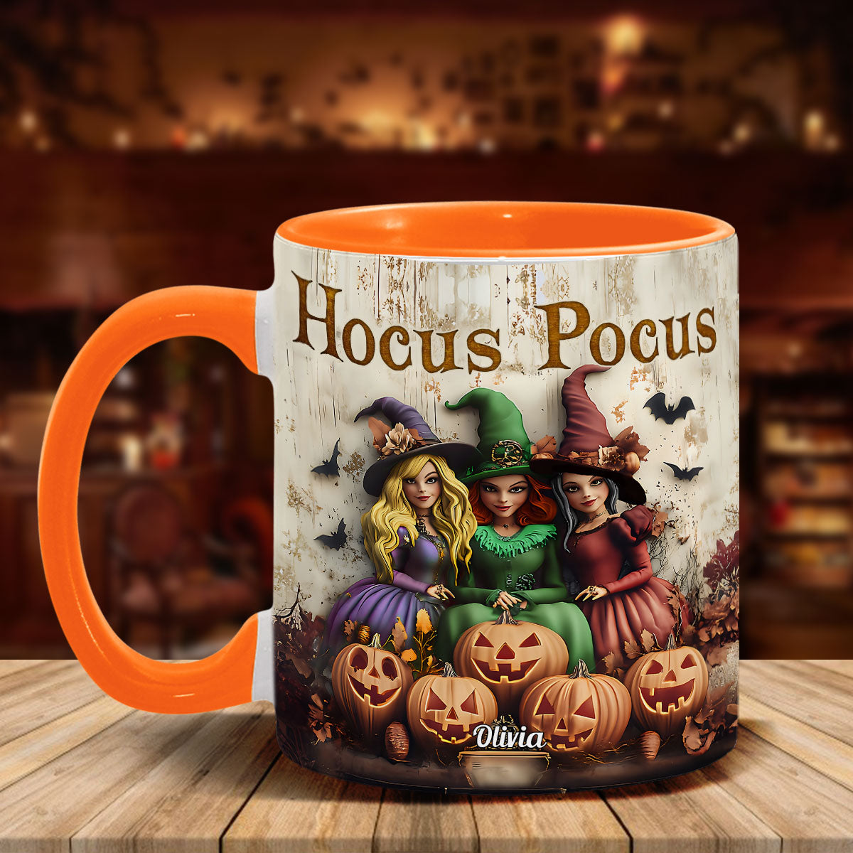 The Sanderson Sisters - Personalized Three Witches Accent Mug