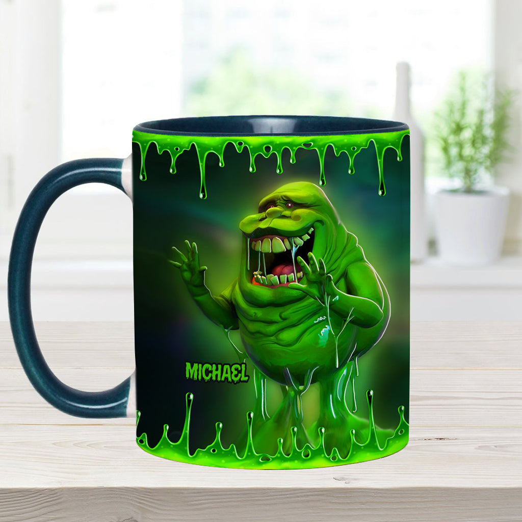 Green Ghost - Personalized Accent Mug