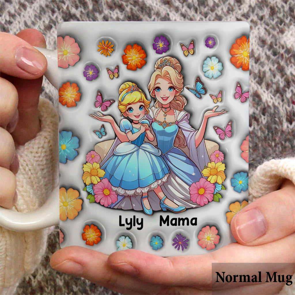 Chicano Royal Mother & Daughter - Personalized Mouse Mug