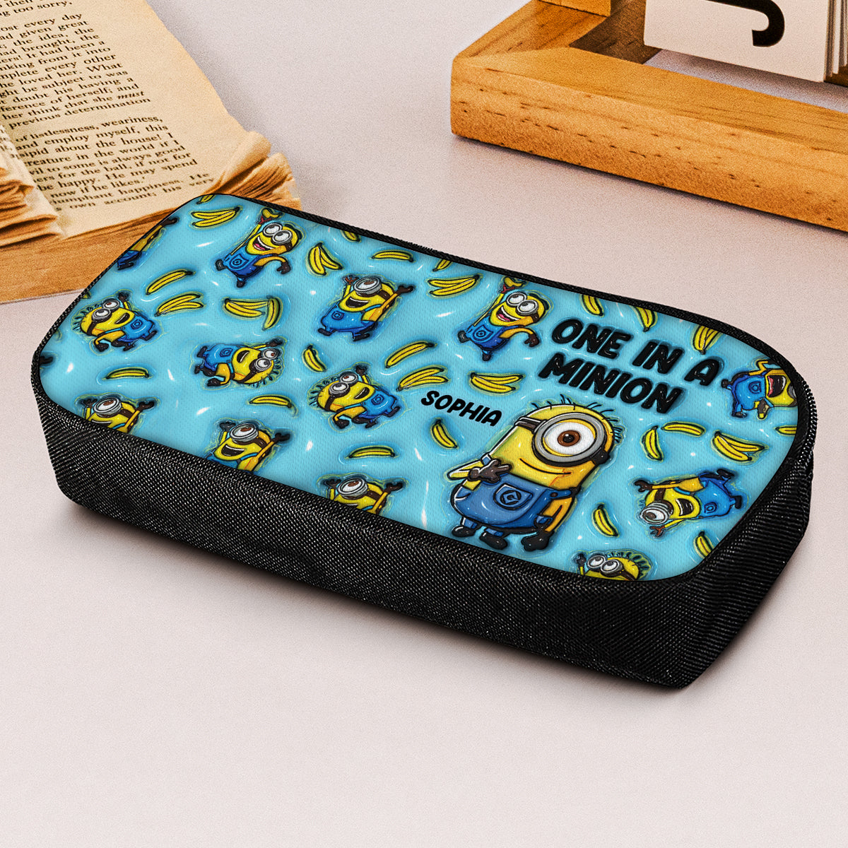 One In A Minion - Personalized Pencil Case