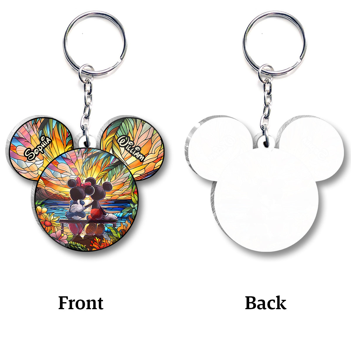 You And Me We Got This - Personalized Mouse Transparent Keychain