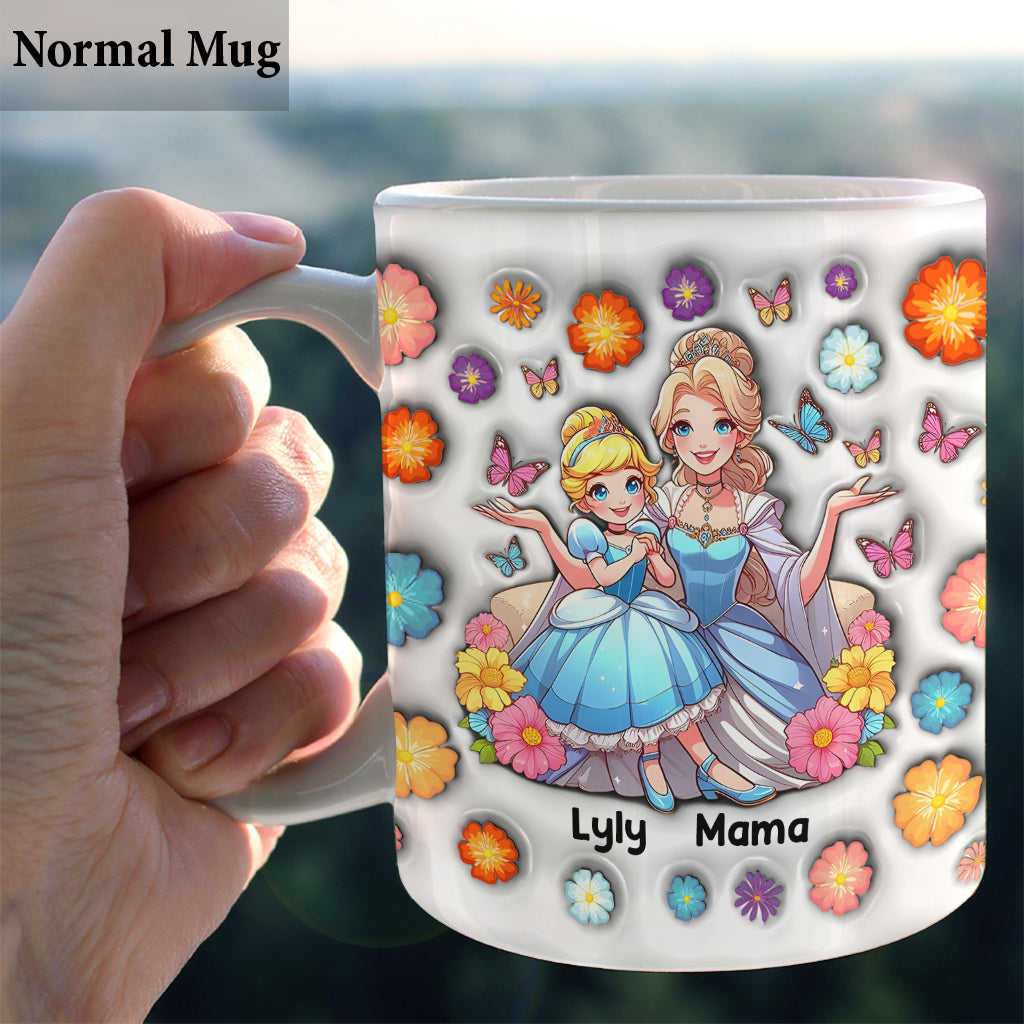 Chicano Royal Mother & Daughter - Personalized Mouse Mug