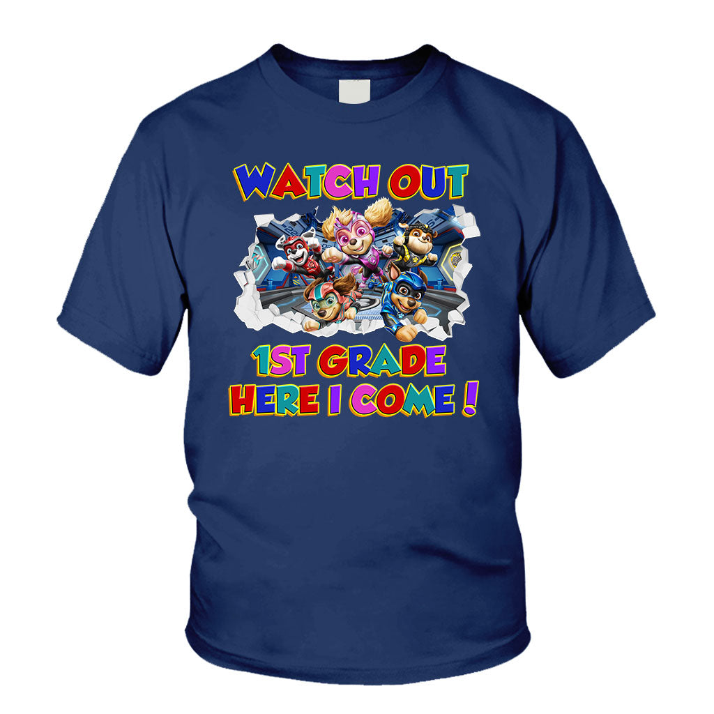 Watch Out Here I Come - Personalized Kid Kid T-Shirt