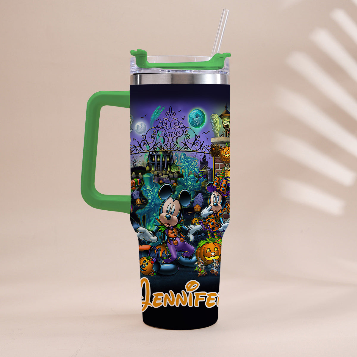Welcome Foolish Mortals - Personalized Mouse Tumbler With Handle