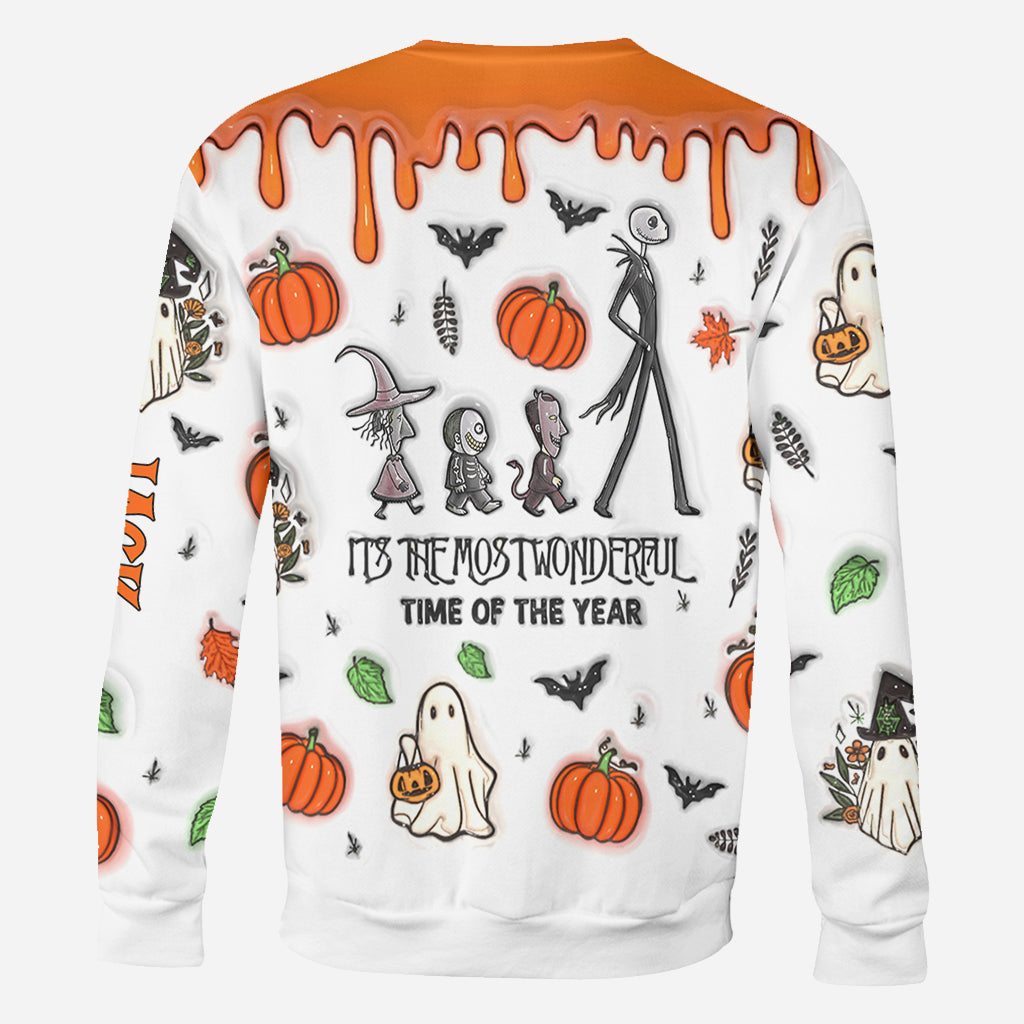 It's The Most Wonderful Time Pumpkin King - Personalized Nightmare All Over Shirt