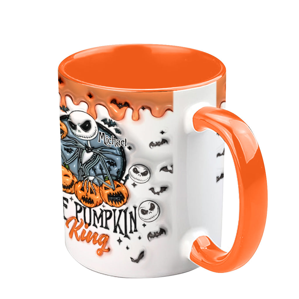 Pumpkin King - Personalized Nightmare Accent Mug