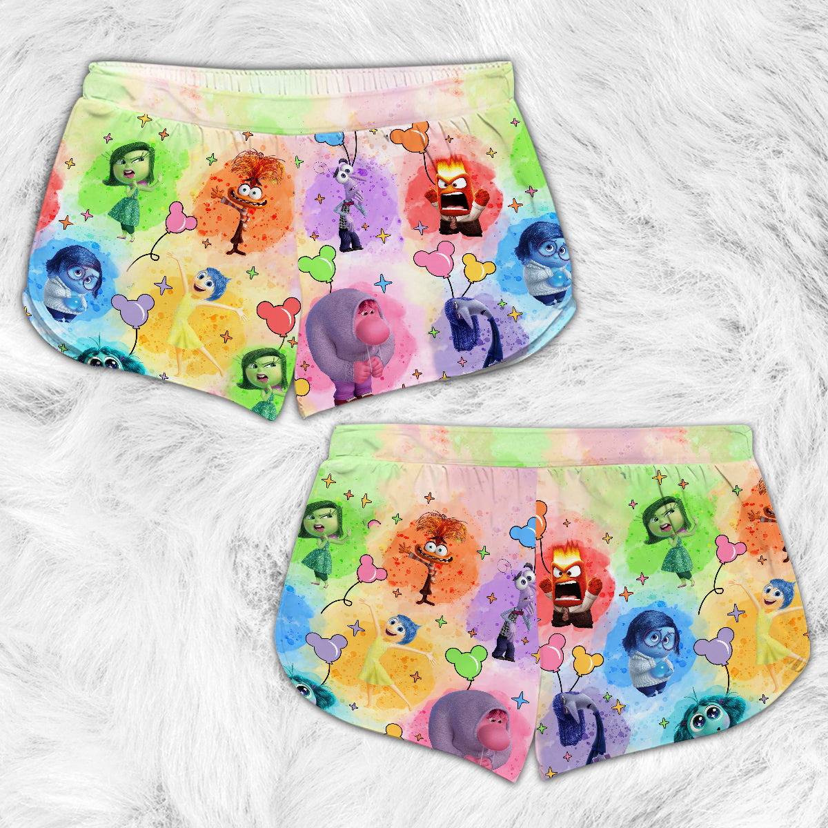 Today I Feel - Personalized Inside Out All Over Shirt & Women Shorts