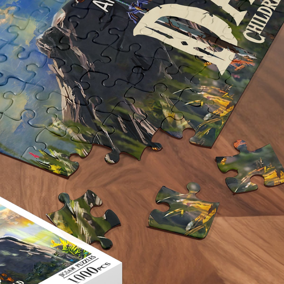 Legend Of Dad - Personalized The Hero's Legend Jigsaw Puzzle