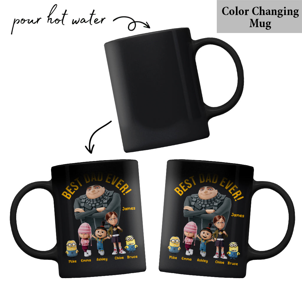 Best Dad Ever - Personalized Father Mug