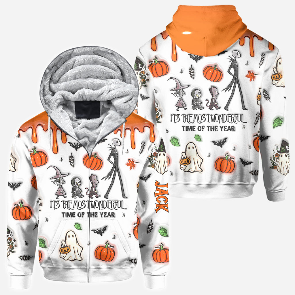 It's The Most Wonderful Time Pumpkin King - Personalized Nightmare All Over Shirt