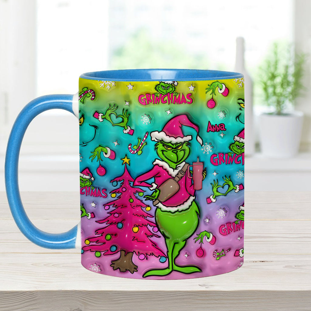 Holo Christmas - Personalized Stole Christmas Accent Mug