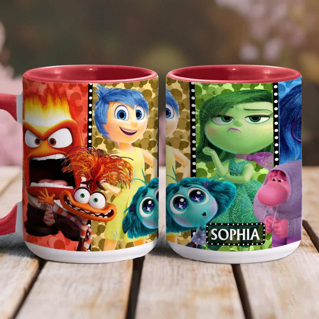 It's Ok To Feel All The Feels - Personalized Mouse Accent Mug