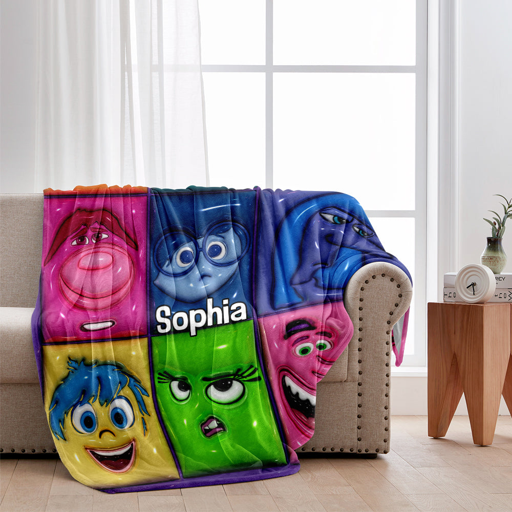 It's Okay To Feel All The Feels - Personalized Blanket