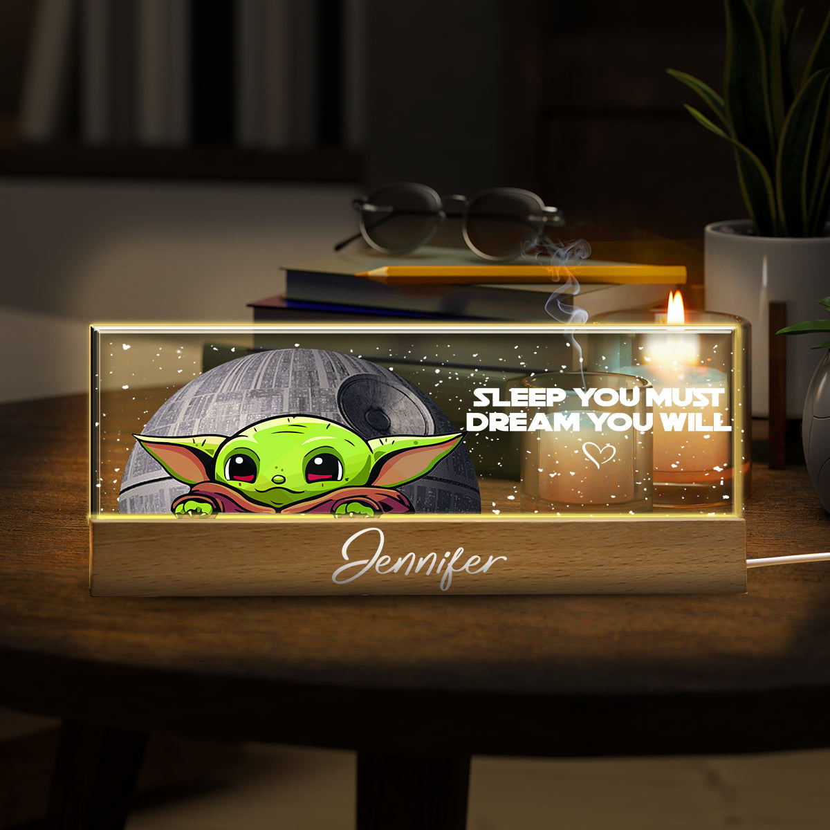 Sleep You Must - Personalized The Force Custom LED Night Light