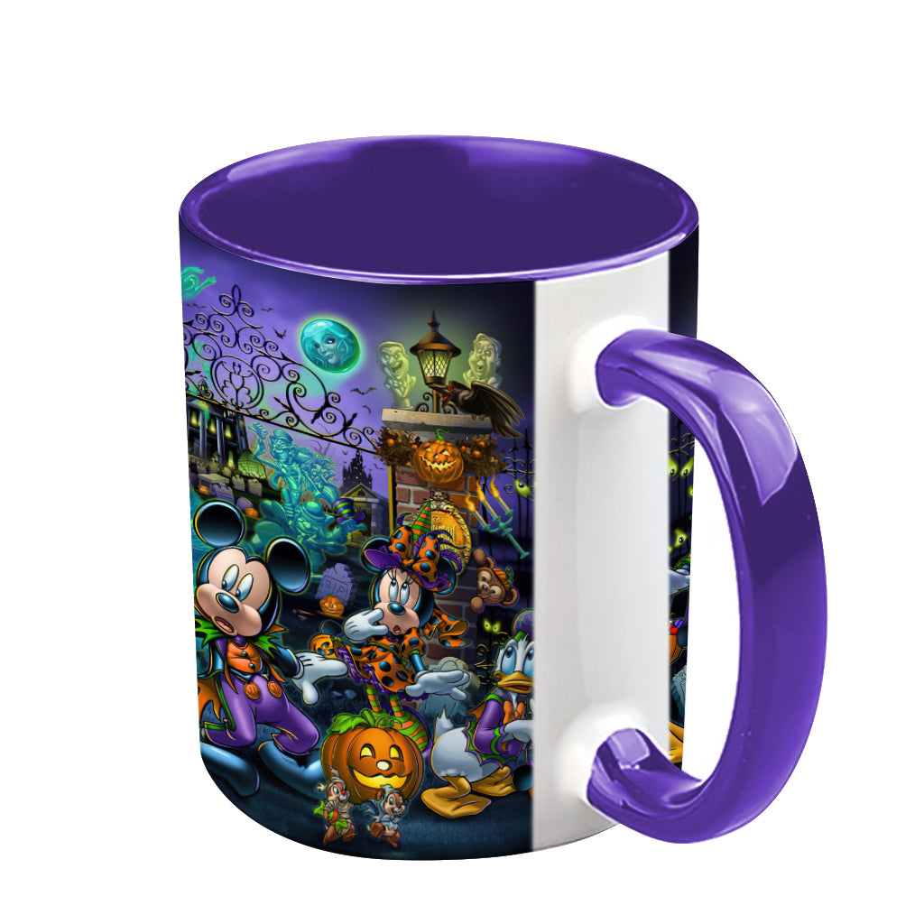 Welcome Foolish Mortals - Personalized Mouse Accent Mug