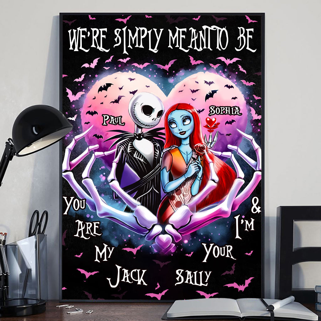 Simply Meant To Be - Personalized Nightmare Canvas And Poster