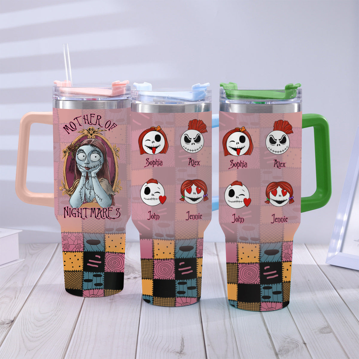 Mother Of Nightmares - Personalized Nightmare Tumbler With Handle