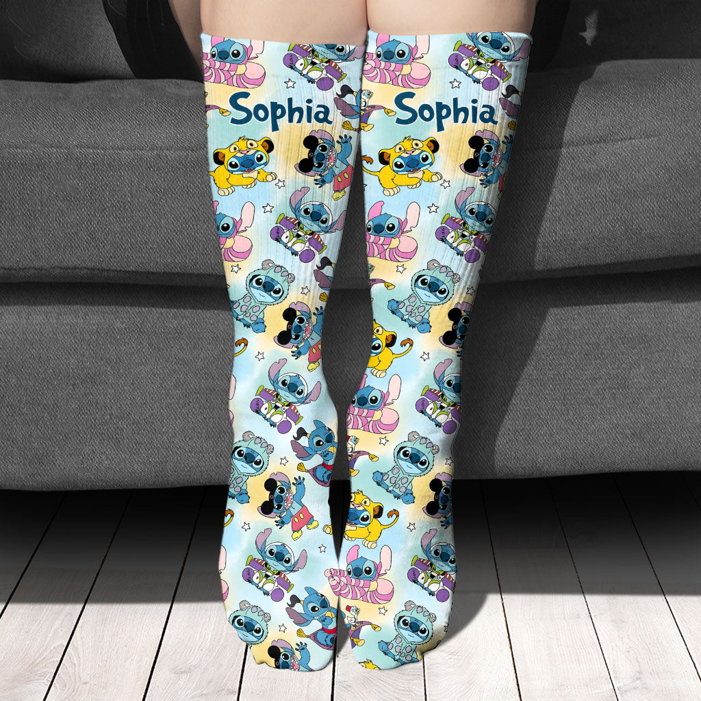 Cute Monsters - Personalized Ohana Socks