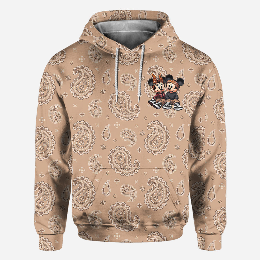 Chicano Mouse Couple - Personalized Mouse All Over Shirt