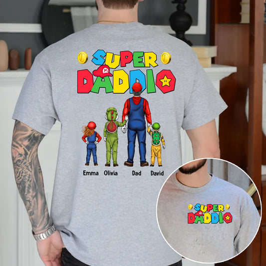 Super Daddio - Personalized Super Plumber T-shirt And Hoodie