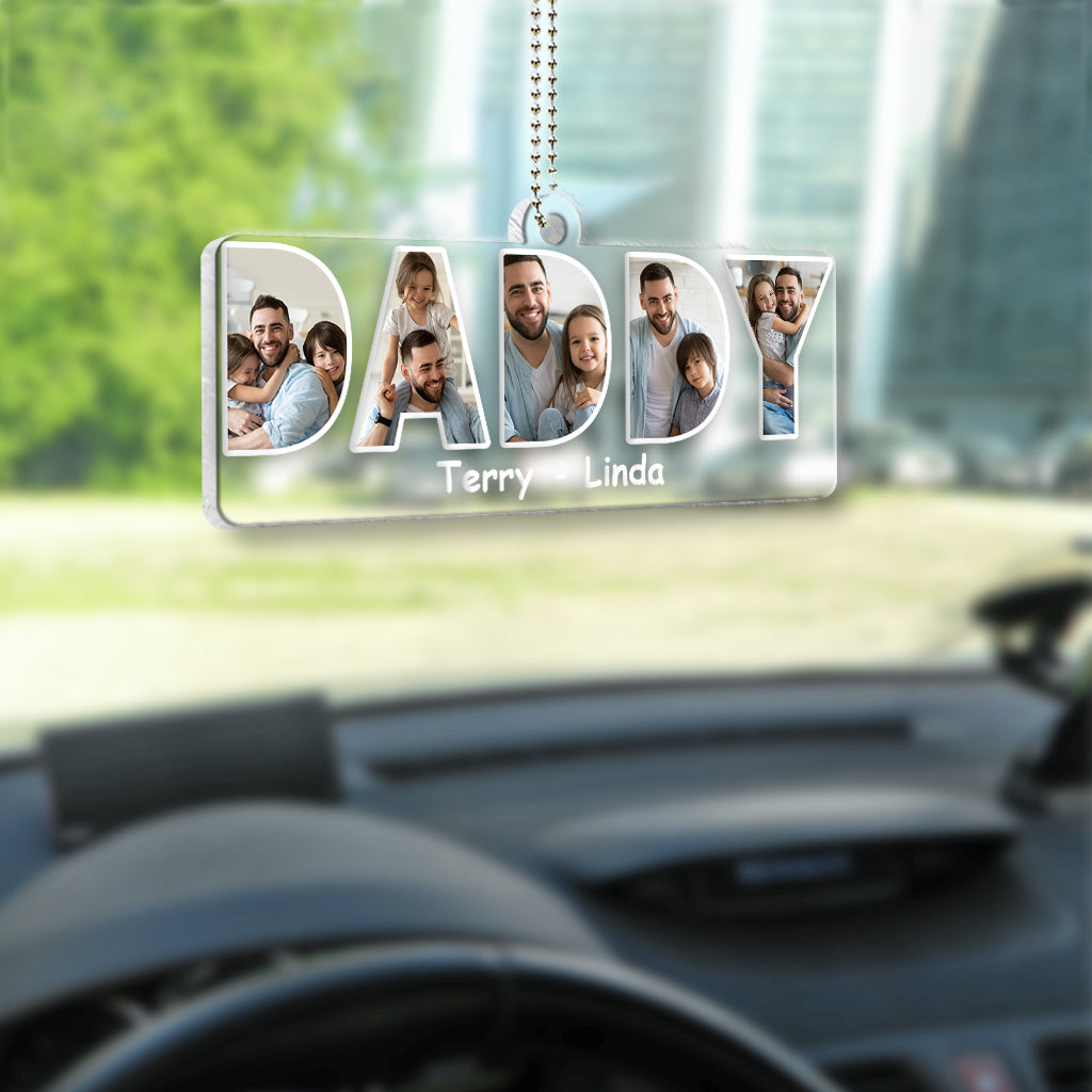 Mommy/ Daddy/ Mom/ Dad.... - Personalized Mother Transparent Car Ornament