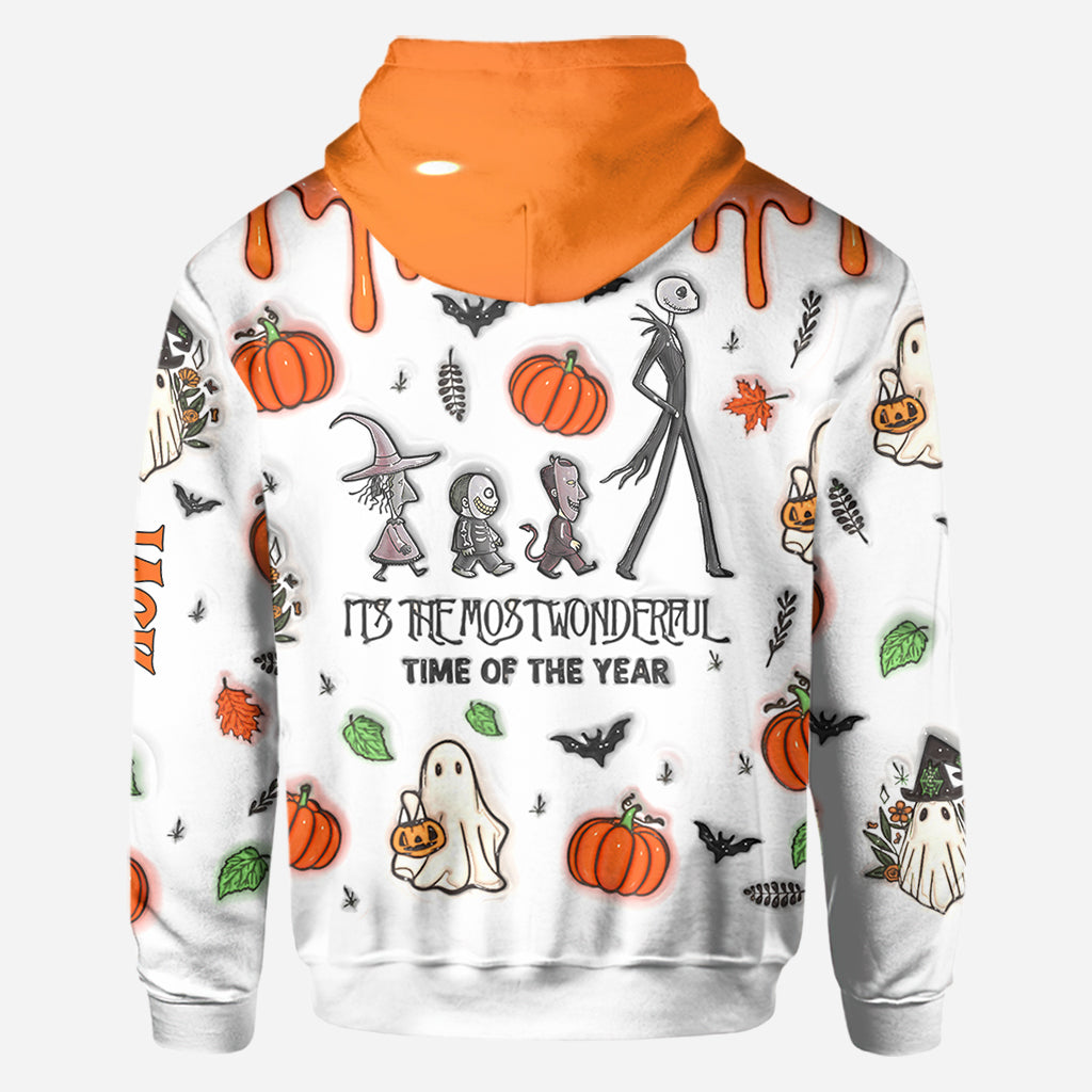 It's The Most Wonderful Time Pumpkin King - Personalized Nightmare All Over Shirt