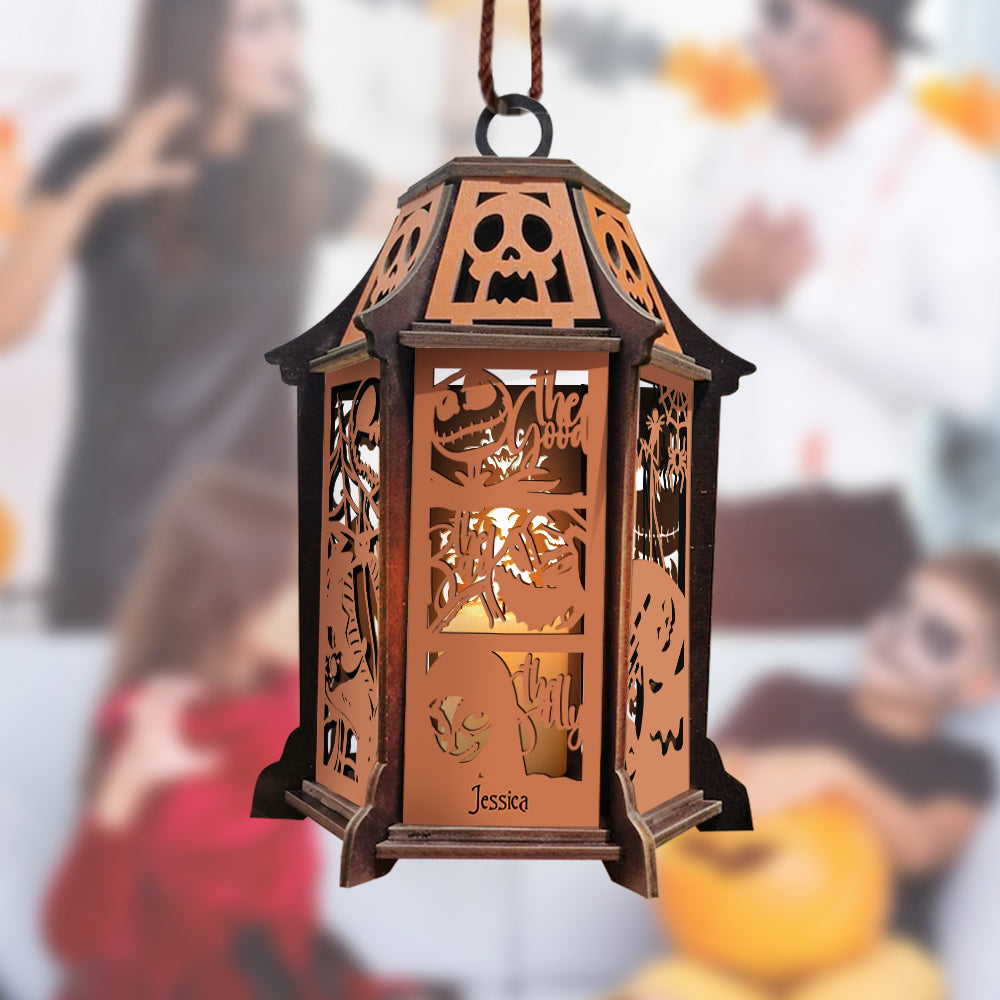Hello Darkness - Personalized Nightmare Laser Cut Lantern