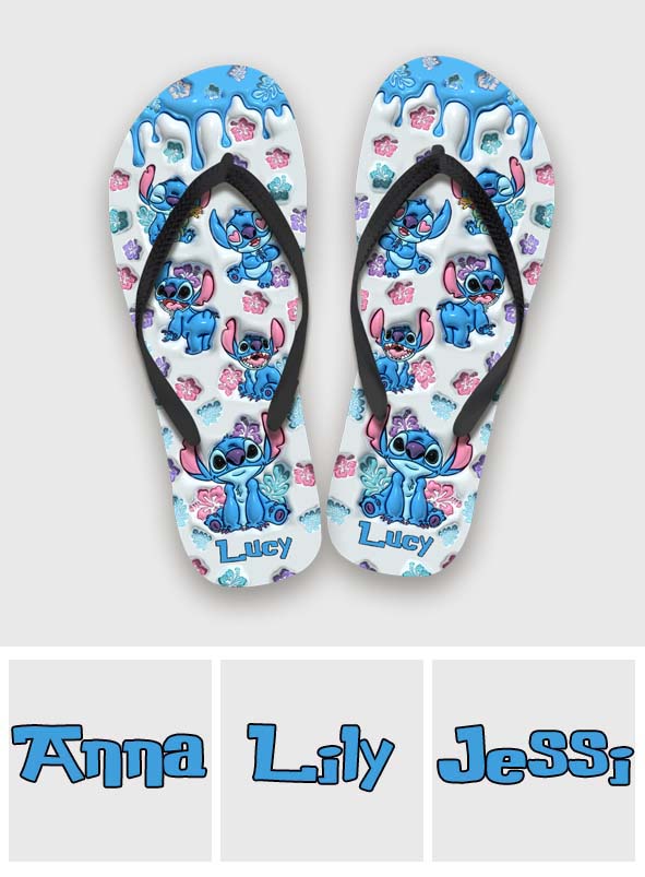 Ohana Means Family - Personalized Ohana Flip Flops