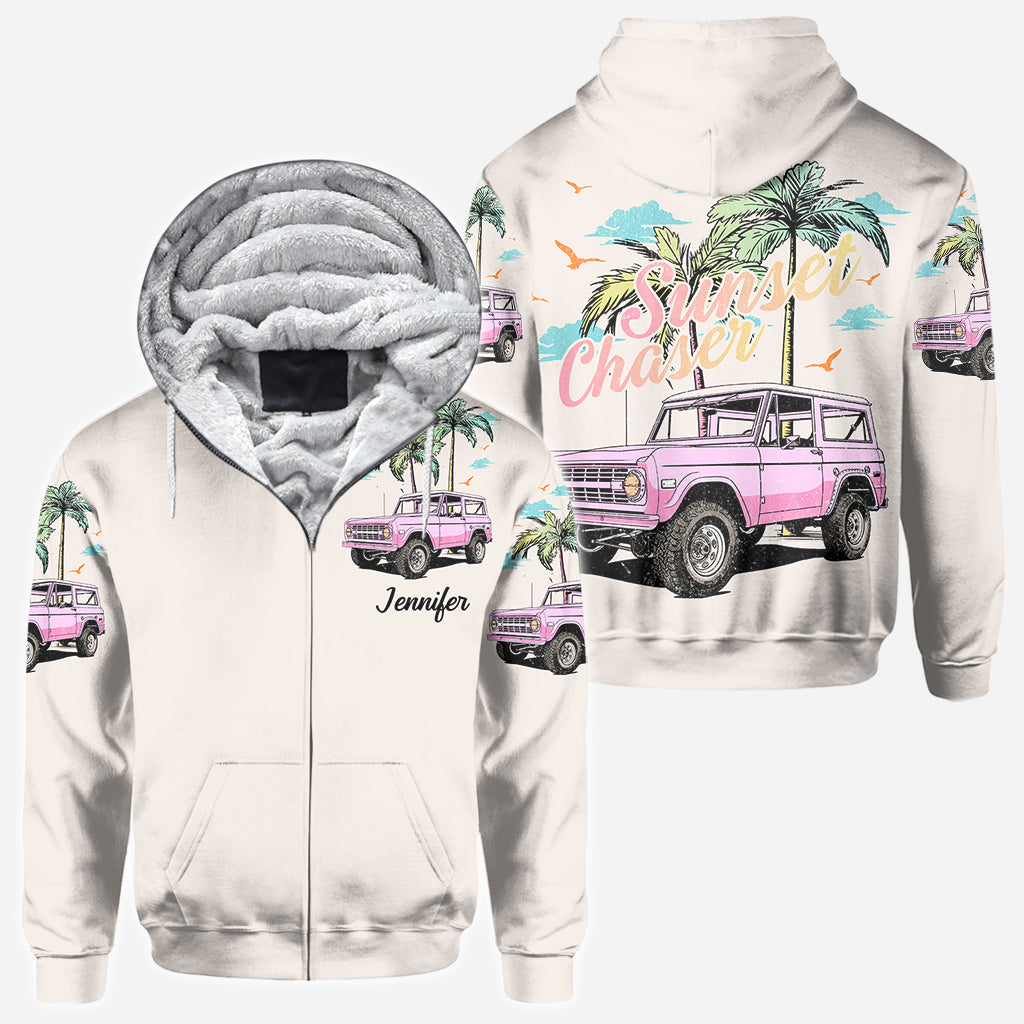 Sunset Chaser - Personalized Car All Over Shirt