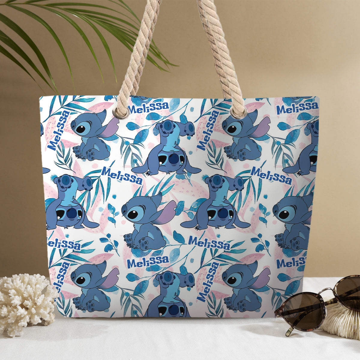 Ohana Summer Vibes - Personalized Ohana Beach Bag