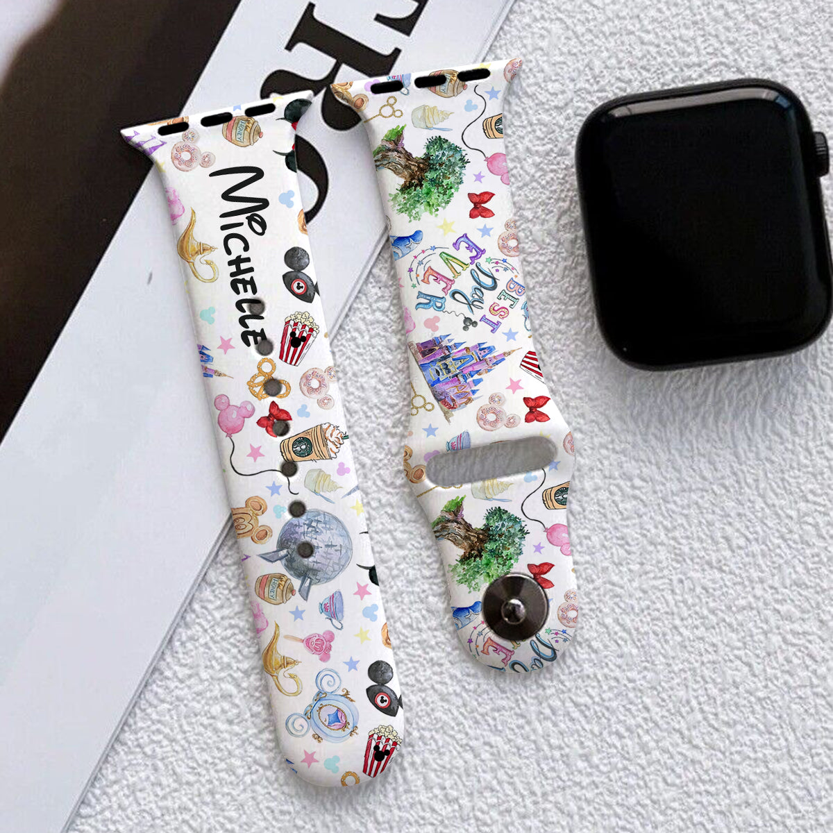Love Magic Mouse Ears - Personalized Mouse Apple Watch Band