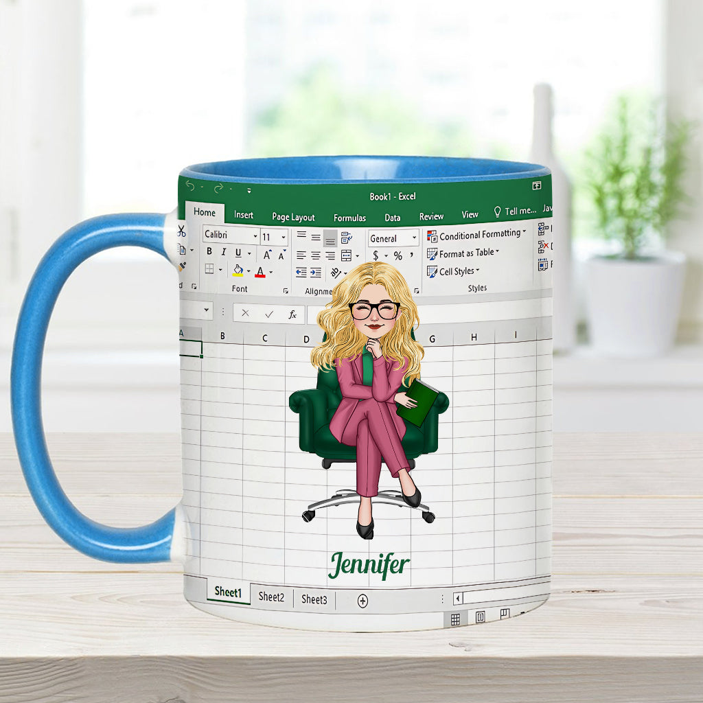 Freak In The Sheet - Personalized Colleague Accent Mug