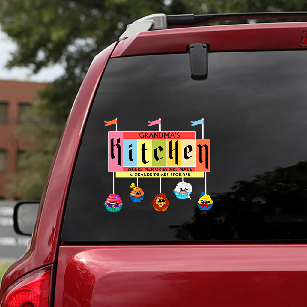 Grandma's Kitchen - Personalized Mouse Decal Die Cut