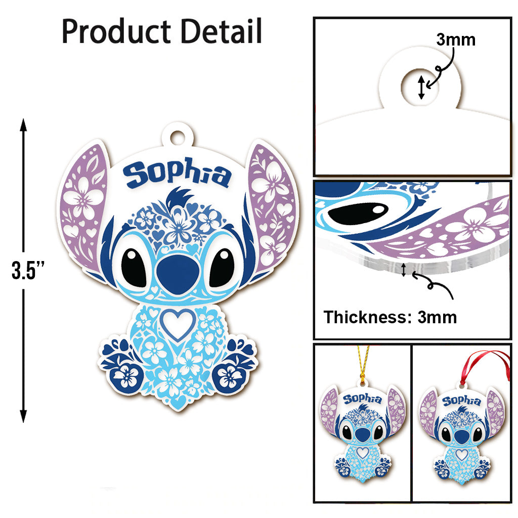 Summer Ohana - Personalized Ohana Ornament