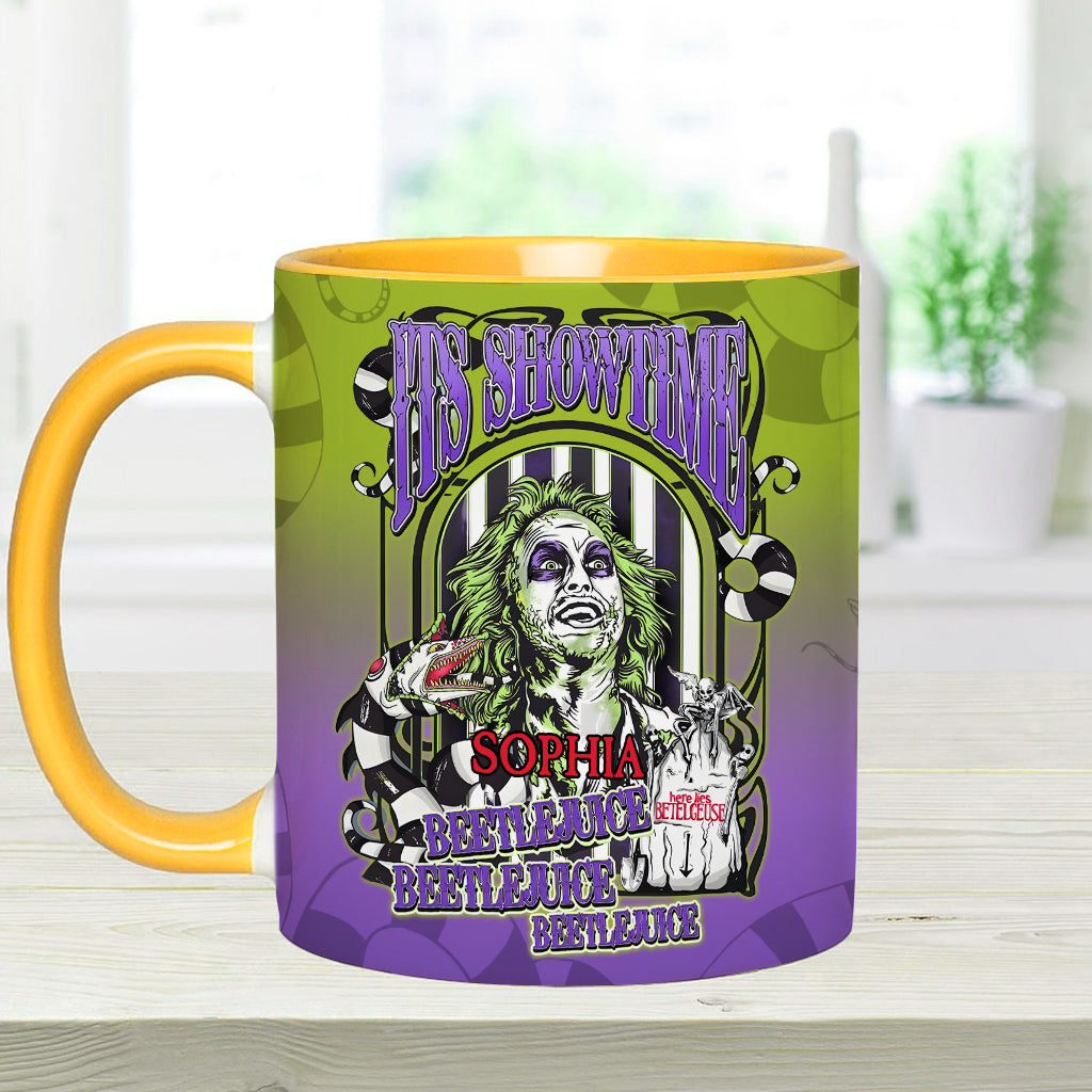 Never Trust The Living - Personalized Accent Mug