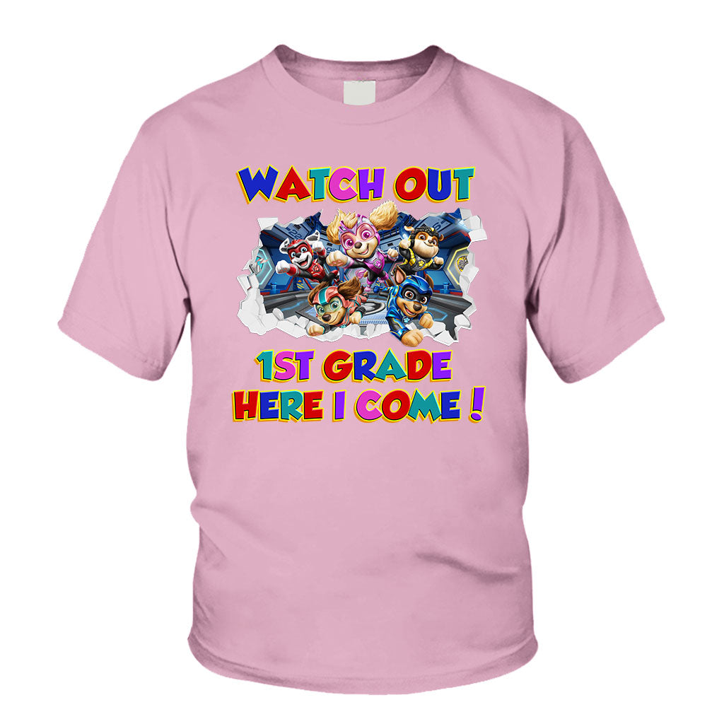 Watch Out Here I Come - Personalized Kid Kid T-Shirt