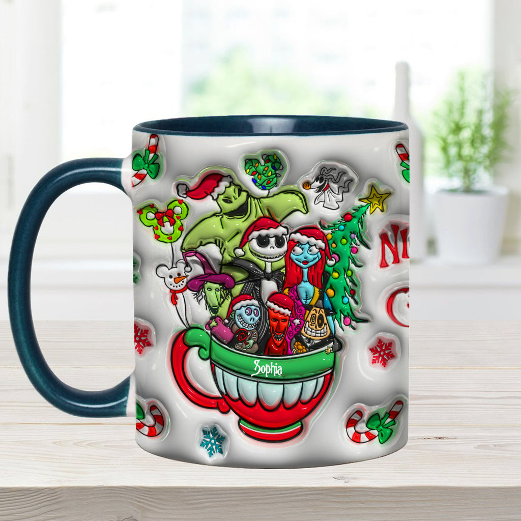Merry Grinchmas - Personalized Nightmare Accent Mug