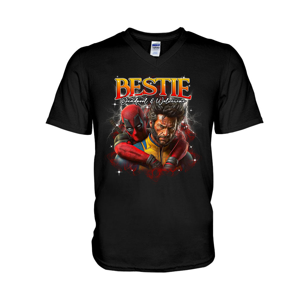 Bestie Forever 90s Vintage Bootleg Tee - Personalized The Psychopath T-shirt And Hoodie