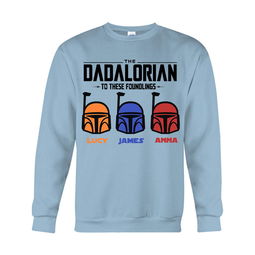 The Dadalorian Mamalorian To These Foundlings - Personalized The Force T-shirt And Hoodie