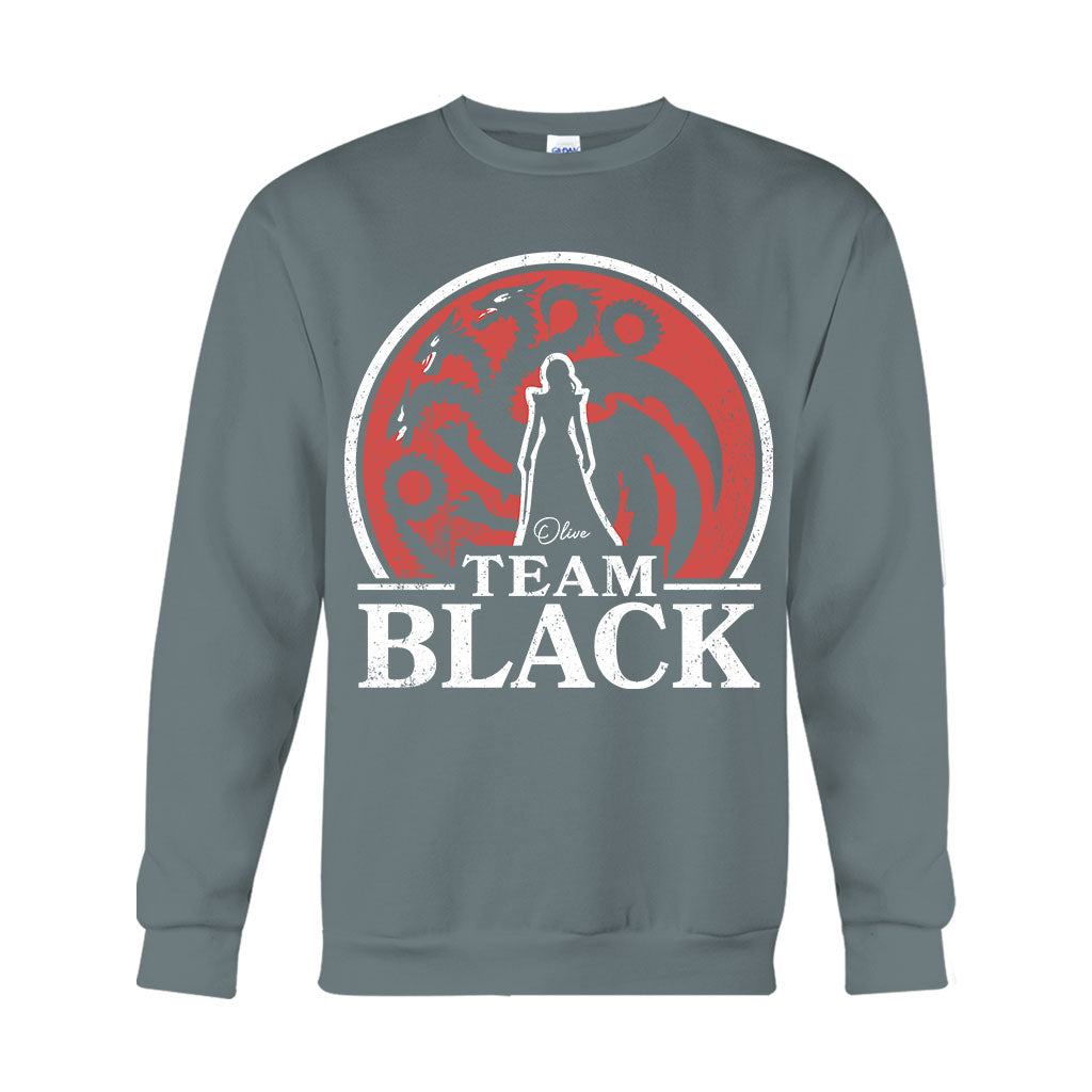 Team Black Vs Team Green - Personalized Thrones Game T-shirt And Hoodie