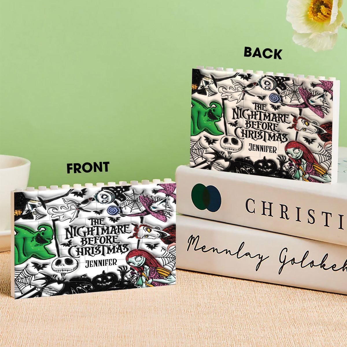 The Nightmare - Personalized Nightmare Horizontal Rectangle Building Brick Blocks Printed On Both Sides