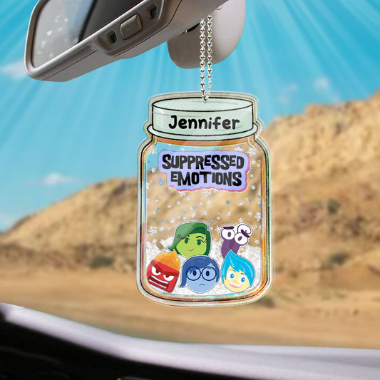Suppressed Emotions - Personalized 3 Layered Shaker Ornament
