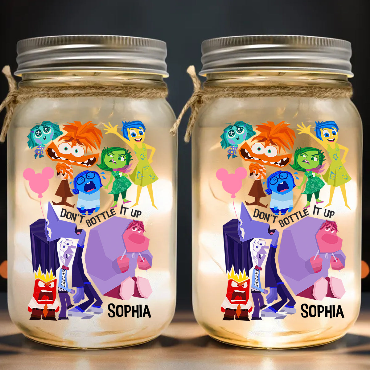 Don't Bottle It Up - Personalized Mason Jar Light