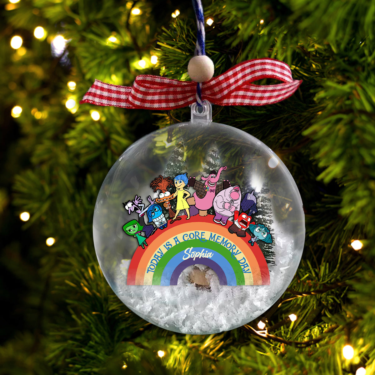 Today Is A Core Memory Day - Personalized Snow Globe Ornament